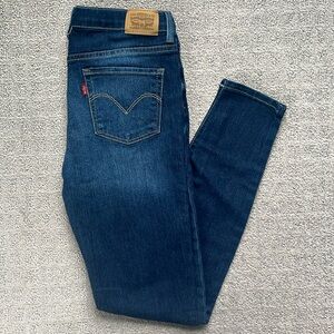 LEVI’s 710 Super Skinny Girl’s Jeans with Stretch Fit Adjustable Waist Size 12